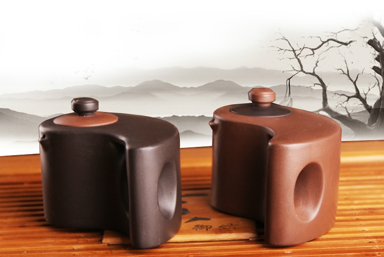 太極陰陽紫砂壺，創(chuàng)意格紫砂壺