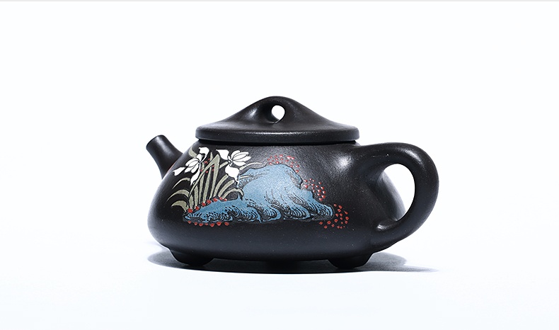 石瓢手工紫砂壺，精致典雅紫砂壺